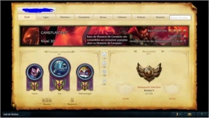 CONTA LOL NIVL 30 56CHAMPS 3 ULTIMATES E ETC - League of Legends