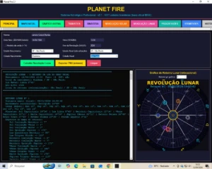 PLANET FIRE - Software Astrológico Profissional - Softwares e Licenças