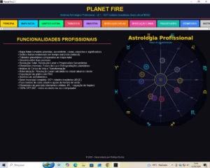 PLANET FIRE - Software Astrológico Profissional - Softwares e Licenças