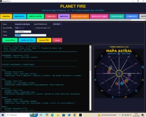 PLANET FIRE - Software Astrológico Profissional - Softwares e Licenças