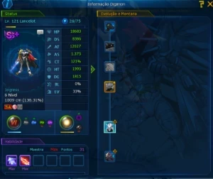 Conta Ladmo Omega - Digimon Masters Online