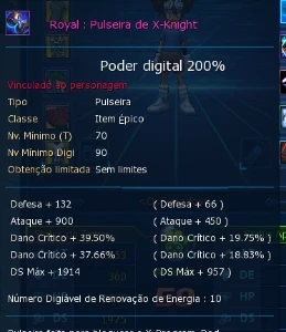 Conta Ladmo Omega - Digimon Masters Online