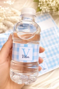Água Mineral Personalizada Maternidade - Artesanato e Personalizados