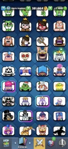 Conta Clash Royale full Gigante real LVL 61