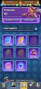 Conta Clash Royale full Gigante real LVL 61