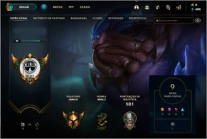 CONTA  [90% DE WINRATE] - League of Legends LOL