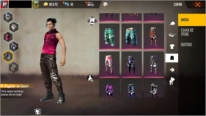CONTA FRE FIRE TOP BARATA DEMAIS 6 PASSES ALOK E HAIATO - Free Fire
