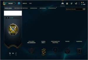Conta lv 2 com Rammus Rei (RARA) - League of Legends LOL
