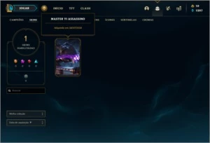 Conta unranked com 1 skins e 23 champs - League of Legends LOL