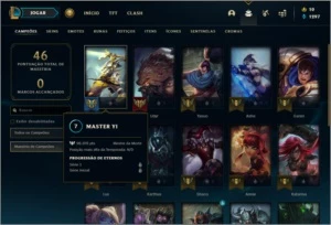 Conta unranked com 1 skins e 23 champs - League of Legends LOL