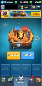 Clash Royale LV 10 arena lendária e todas as cartas