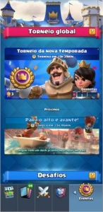 Clash Royale LV 10 arena lendária e todas as cartas
