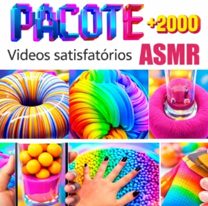 Super Pack +2000 Videos Satisfatórios Tiktok Instagram 2026 - Redes Sociais