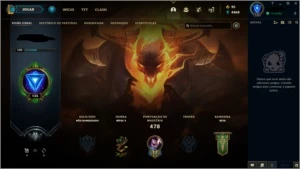 Conta League of Legends (Unraked) / lvl 135 / 695 skins LOL