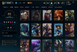 Ouro 4 com 125 Champs e 82 Skins ( ADC / SUP / MID ) - League of Legends LOL