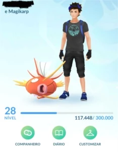 Conta Pokémon Go