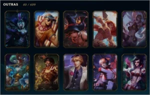 Conta lvl 142 com quase todos champions - League of Legends LOL