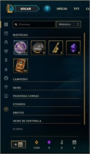 Conta Gold 3 - League of Legends LOL