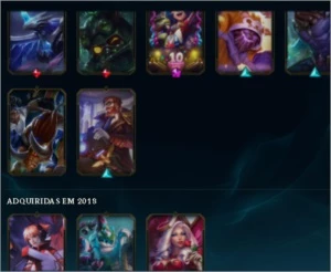 Conta lol level 153 plat 2 com 675 rp na conta - League of Legends