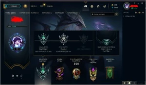 Conta lol level 153 plat 2 com 675 rp na conta - League of Legends