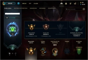 Conta ouro 3 com 75 skins e 107 champs - League of Legends LOL
