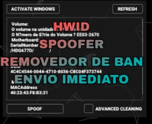 ✅ Spoofer Hwid |Todos Jogos | Remover Ban ✅