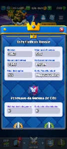 Conta clash royale
