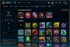Conta prata 3 com 2 skins e 22 champs - League of Legends LOL