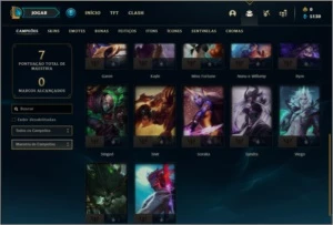 Conta prata 3 com 2 skins e 22 champs - League of Legends LOL