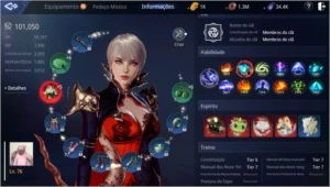 CONTA LVL 76, 101.050 POWER COM 4 PETS ÉPICOS E SKILL ÉPICA - MIR4