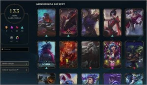 Conta De League Of Legends, Unraked 133 skins nivel 218 LOL