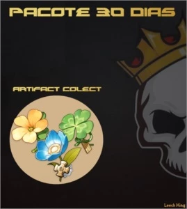 PACOTE 30 DIAS ARTIFACT COLECT - LEECH KING - Genshin Impact
