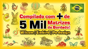 Wilcom | PE-DESIGN | Matrizes de Bordado + de 5 Mil Matrizes - Outros