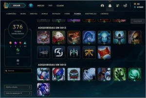 Conta Unranked de 2012 - League of Legends LOL
