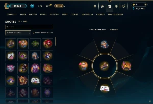 Ouro 3 com 35 Champs e 3 Skins - League of Legends LOL