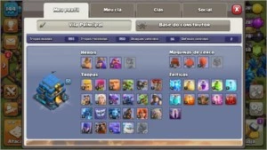 Conta de Clash of Clans cv 12 + Clash Royale lvl 11
