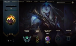 Conta Platina sem confirmação - League of Legends LOL