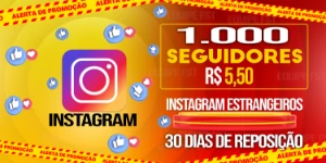 [Promoção] 1K Seguidores Instagram por apenas R$ 5,50 - Redes Sociais