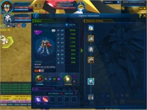 Conta GAMEKING Servidor LILITHMON AOX e+ - Digimon Masters Online DMO