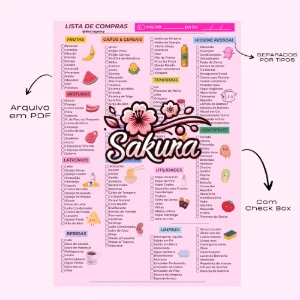 Lista de Compras por Categoria + CheckBox (PDF BASIC) - eBooks