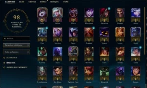 Conta League Of Legends Ouro 4 + 45 campeões LOL