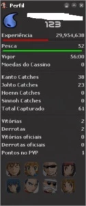 Conta level 123 - Seavell [Orange] - PokeXGames PXG