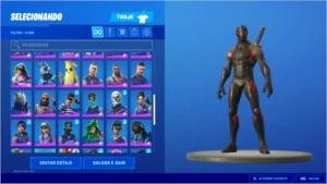 Conta de fortnite