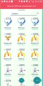 Conta de Pokémon GO