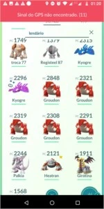 Conta de Pokémon GO
