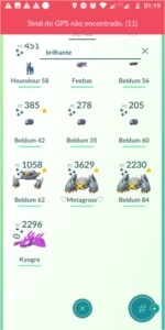Conta de Pokémon GO