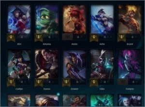 conta lol ex platina1 - League of Legends