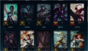 conta lol ex platina1 - League of Legends