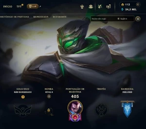 Conta League of Legends, Unranqued Nivel 294, 174 Skins LOL