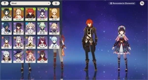CONTA COM AYAKA, XIÃO, YOIMYA, DILUC AR30 - Genshin Impact